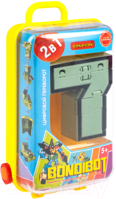Робот-трансформер Bondibon Bondibot Цифра 7 / ВВ5877-Б (желтый)