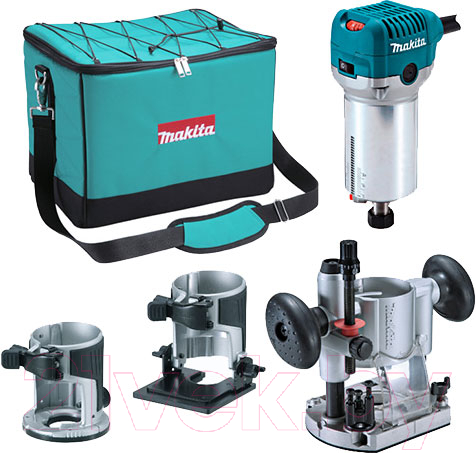 Профессиональный фрезер Makita RT 0700 CX2 + аксессуары