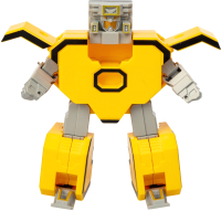 Робот-трансформер Bondibon Bondibot Цифра 8 / ВВ5878-В (оранжевый) - 