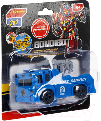 Робот-трансформер Bondibon Bondibot Эвакуатор / ВВ6386 (синий)