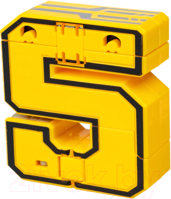 Игрушка-трансформер Bondibon Bondibot Цифра 5 / ВВ5875-Б (желтый)