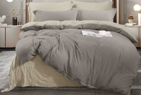 Комплект постельного белья Бояртекс Мятка № 16-3802 Пепел Евро-стандарт - 