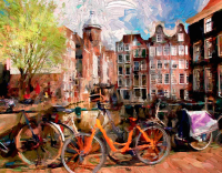 Картина Stamprint Амстердам АT006 (90x115см) - 