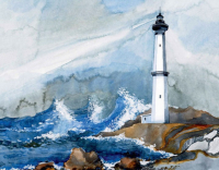 Картина Stamprint Морской маяк АT023 (90x115см) - 