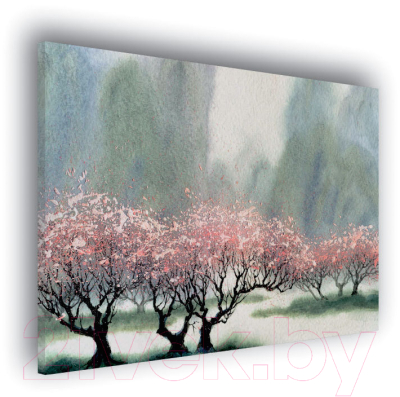 Картина Stamprint Розовые деревья АT041 (90x115см)