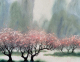 Картина Stamprint Розовые деревья АT041 (90x115см) - 