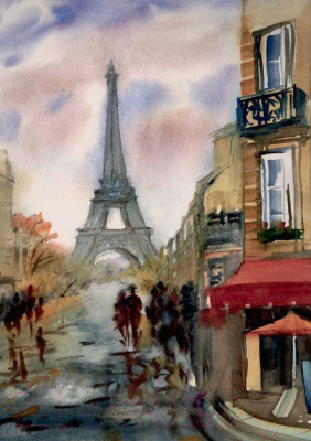 Картина Stamprint Париж 2 АT016 (85x60см)
