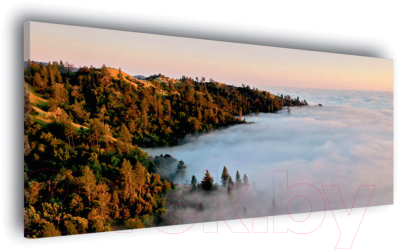 Картина Stamprint Горы в тумане NR005 (65x150см)