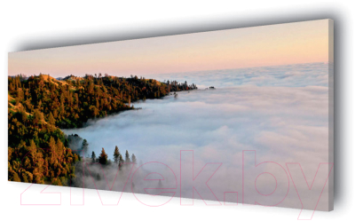 Картина Stamprint Горы в тумане NR005 (65x150см)