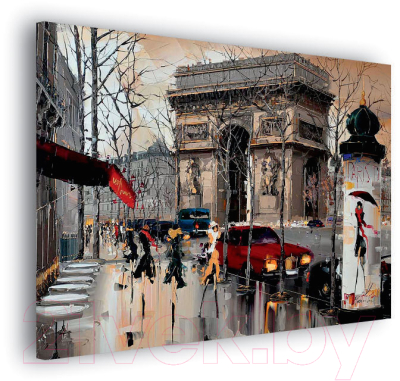 Картина Stamprint Париж 1 АT007 (80x100см)