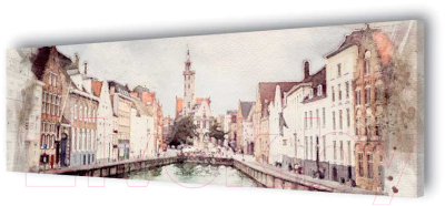 Картина Stamprint Городской канал АT031 (45x140см)