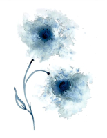 Картина Stamprint Синие цветы 1 TR020 (45x35см) - 