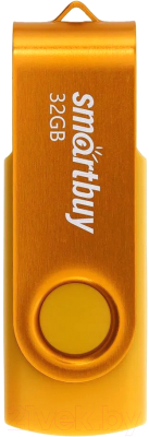 Usb flash накопитель SmartBuy Twist Yellow 32GB (SB032GB2TWY)