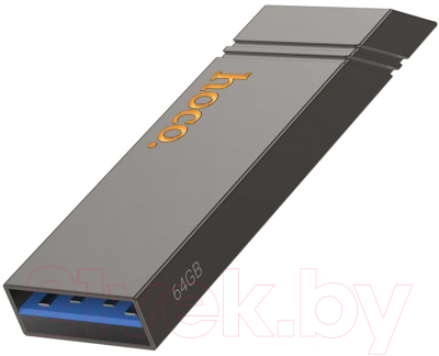 Usb flash накопитель Hoco UD13 USB3.2 64Gb (металлик)