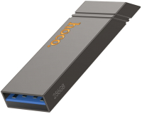 Usb flash накопитель Hoco UD13 USB3.2 256Gb (металлик) - 