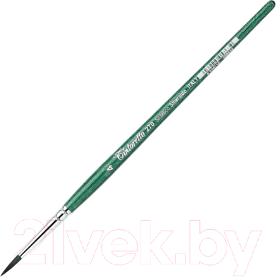 Изображение товара Кисть для рисования Tintoretto Emerald Синтетика круглая №4 / 270/4