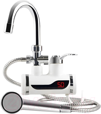 Кран-водонагреватель Saniteco WM-001-C2 с душем (белый)