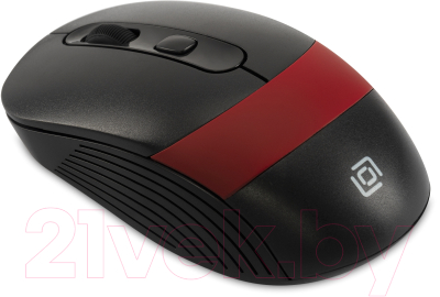 Мышь Oklick 310MW (черный/красный)