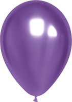 Набор воздушных шаров Meshu М12/30см / MS_55834 (50шт, фиолетовый) - 