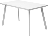 Обеденный стол M-City Форел 120 / 494M05658 (белый/стекло) - 