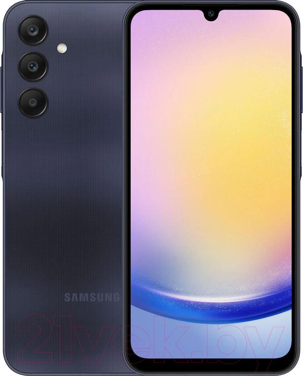 Samsung Galaxy A25 6GB/128GB / SM-A256E (темно-синий) Смартфон 2 SIM-карты  купить в Минске, Гомеле, Витебске, Могилеве, Бресте, Гродно