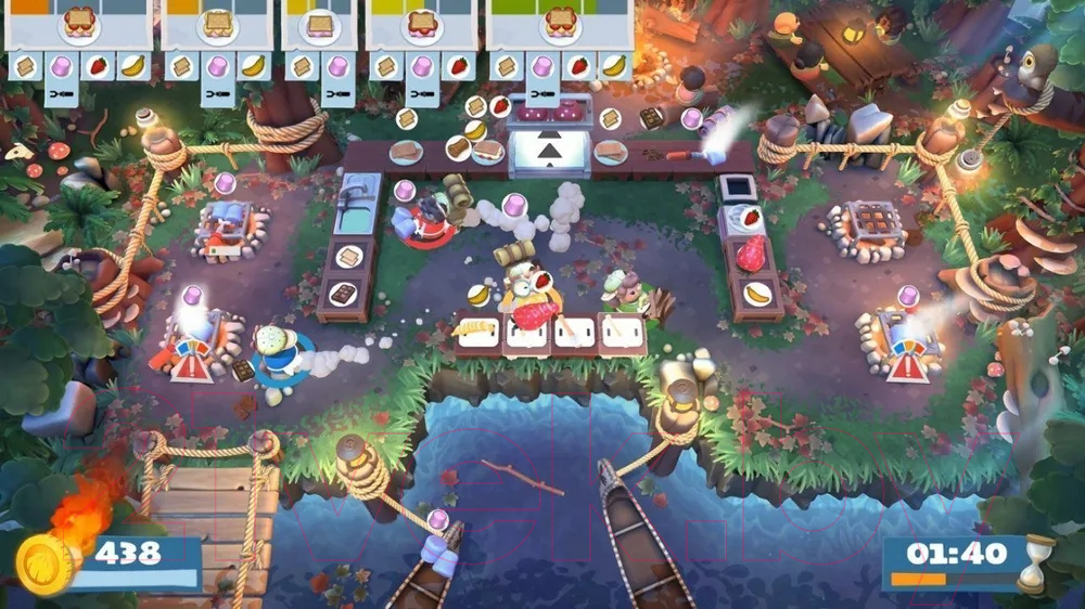 Игра для игровой консоли PlayStation 4 Overcooked + Overcooked 2