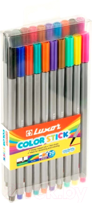 Фломастеры Luxor Color Stick / 6101А/20 ACT (20цв)