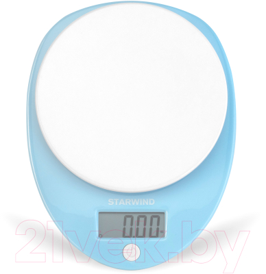 Кухонные весы StarWind SSK2256 (голубой)