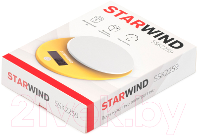 Кухонные весы StarWind SSK2259 (желтый)