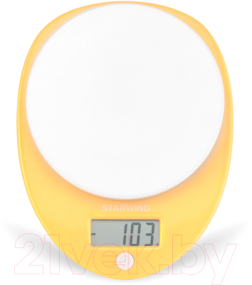 Кухонные весы StarWind SSK2259 (желтый)