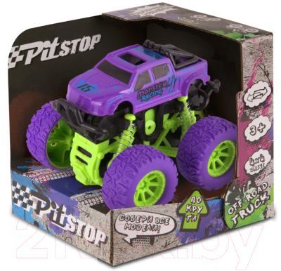 Автомобиль игрушечный Pit Stop Трак Внедорожник / PS-2023-1A-1 (фиолетовый)