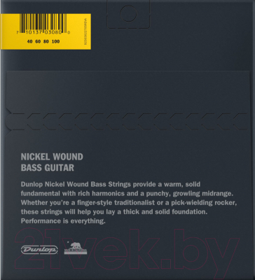 Струны для бас-гитары Dunlop Manufacturing DBN40100