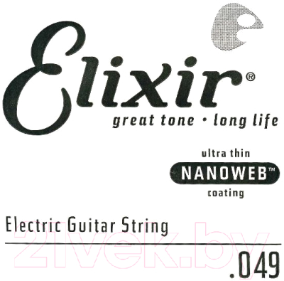 Изображение товара Струна для электрогитары Elixir Strings 15249 0.49