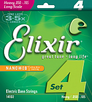 Струны для бас-гитары Elixir Strings 14102 50-105 4-Strings - 