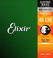 Струны для бас-гитары Elixir Strings 14202 45-130 5-Strings - 