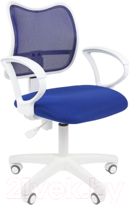 Кресло офисное Chairman 450LT (белый/синий)