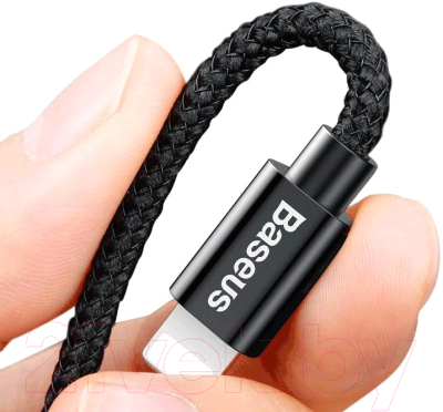 Зарядное устройство автомобильное Baseus Small Screw 3.4А USB / Lightning (черный)