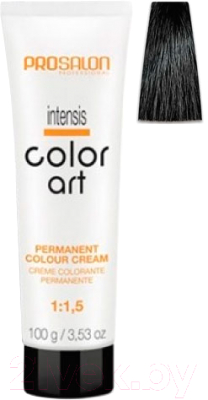

Крем-краска для волос Prosalon, Шатен, Professional Color art Permanent colour cream 1/0