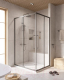 Миниатюра изображения товара Душевой уголок Cezares RELAX-304-AH-2-120/90-C-GM (оружейная сталь)