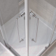 Миниатюра изображения товара Душевой уголок Cezares RELAX-304-A-2-100-C-CR (глянцевый хром)