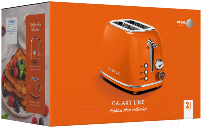 Тостер Galaxy Line GL 2921 (апельсиновый фреш)