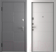 Входная дверь Belwooddoors Модель 10 210x100 левая (графит/Arvika эмаль белый) - 