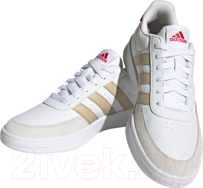 Кроссовки Adidas Breaknet 2.1 / HQ4225 (р-р 10.5, белый/бежевый)