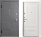 Входная дверь Belwooddoors Модель 10 210x100 левая (графит/палаццо 2 эмаль белый) - 