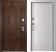 Входная дверь Belwooddoors Модель 10 210x100 левая (орех/Alta эмаль белый) - 