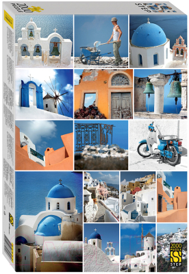 Пазл Step Puzzle Остров Санторини, Греция / 84055 (2000эл)