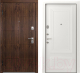 Входная дверь Belwooddoors Модель 10 210x100 левая (орех/палаццо 2 эмаль белый) - 