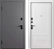 Входная дверь Belwooddoors Модель 8 210x100 Black левая (графит/палаццо 2 эмаль белый) - 