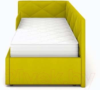 Односпальная кровать Rivalli Эмили 90x200 (Newtone Green)