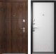 Входная дверь Belwooddoors Модель 8 210x100 левая (орех/Avesta эмаль белый) - 